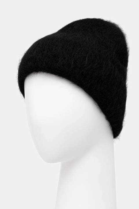 Answear.LAB czapka kaszmirowa kolor czarny - zdjęcie produktu nr 2