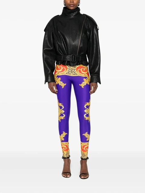 Versace printed leggings - Yellow - zdjęcie produktu nr 1