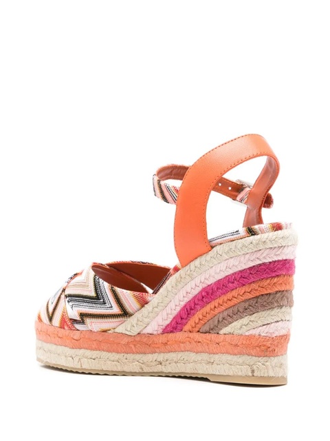 Missoni zigzag-woven espadrilles - Orange - zdjęcie produktu nr 2