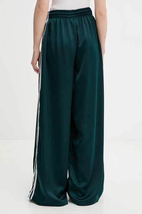 adidas Originals spodnie dresowe Satin Tp Wl damskie kolor zielony z aplikacją JV7511 - zdjęcie produktu nr 1