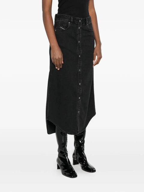 Diesel button-front denim skirt - Black - zdjęcie produktu nr 2