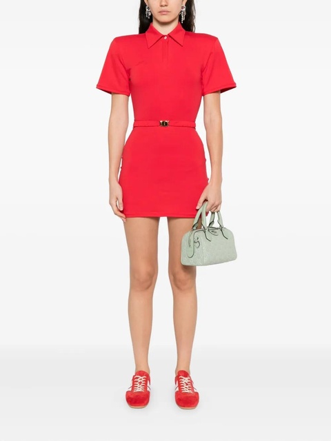 Rowen Rose short-sleeve mini polo dress - Red - zdjęcie produktu nr 1