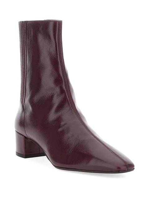 Aquazzura 35mm leather zip-fastening boots - Red - zdjęcie produktu nr 2