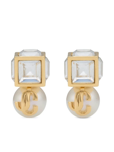 Jimmy Choo pearl cube studded earrings - Gold - zdjęcie produktu nr 2