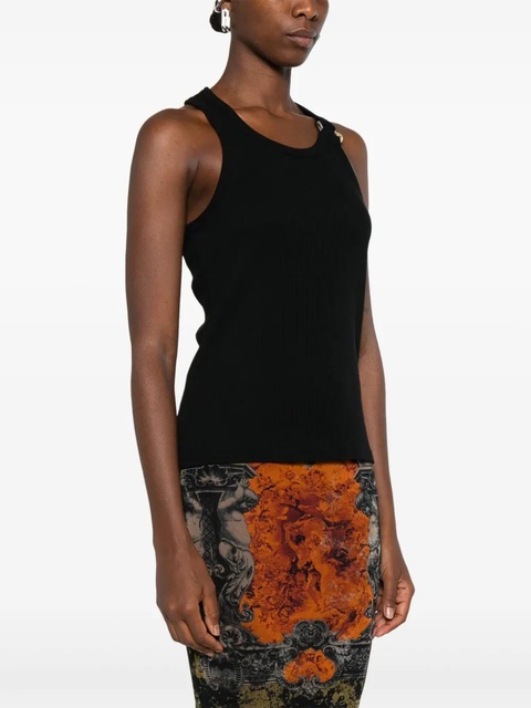Jean Paul Gaultier sleeveless ribbed top - Black - zdjęcie produktu nr 2