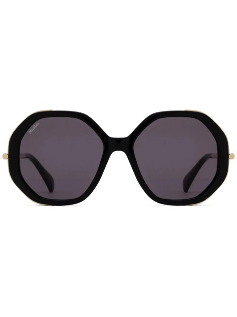 Max Mara Eyewear geometric-frame sunglasses - Black - zdjęcie produktu nr 1