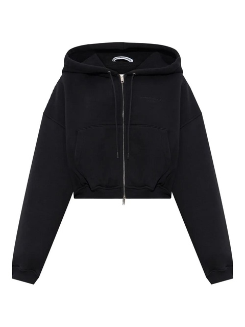 Alexander Wang zip-up hooded sweater - Black - zdjęcie produktu nr 1