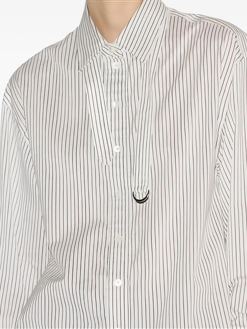 ISABEL MARANT Aurora pinstriped shirt - White - zdjęcie produktu nr 2