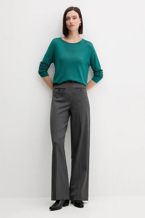 United Colors of Benetton sweter damski kolor zielony lekki 103VD10AV - zdjęcie produktu nr 1