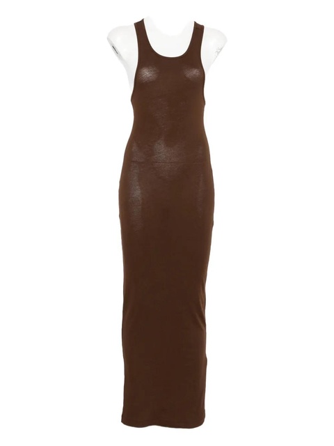 ENTIRE STUDIOS midi muscle tank dress - Brown - zdjęcie produktu nr 1