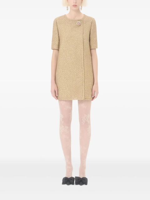 Valentino Garavani lurex tweed mini dress - Neutrals - zdjęcie produktu nr 1