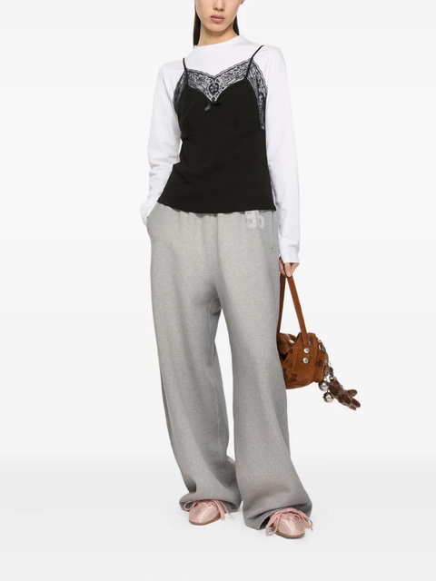 Acne Studios logo-print sweatpants - Grey - zdjęcie produktu nr 2