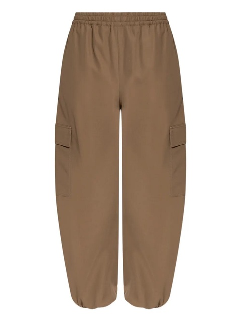 Max Mara elasticated tapered trousers - 003 BROWN - zdjęcie produktu nr 1