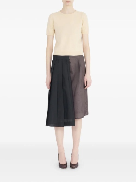 Maison Margiela fine-knit T-shirt - Yellow - zdjęcie produktu nr 2