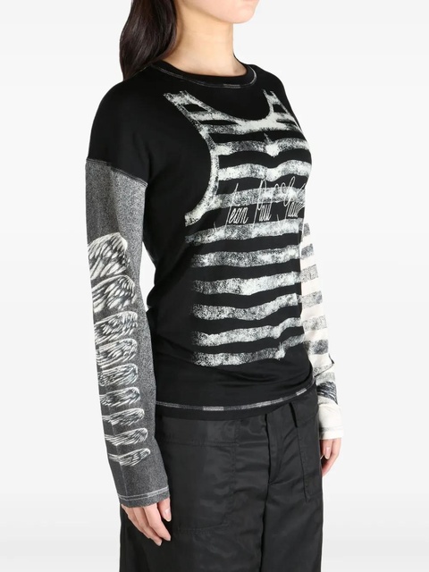 Jean Paul Gaultier printed T-shirt - Black - zdjęcie produktu nr 2