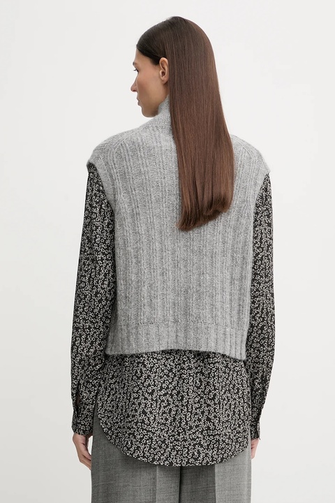 Marc O'Polo kamizelka z dodatkiem wełny damska kolor szary 5000007565 - zdjęcie produktu nr 2