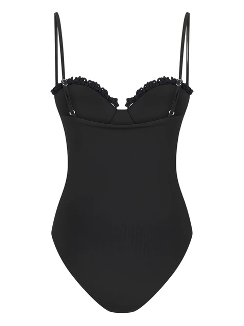 Magda Butrym crochet-trimmed swimsuit - Black - zdjęcie produktu nr 2