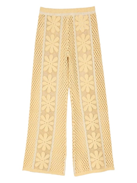 SANDRO embroidery trousers - Yellow - zdjęcie produktu nr 1