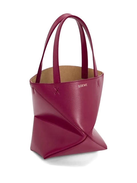 LOEWE mini Puzzle tote bag - Pink - zdjęcie produktu nr 1