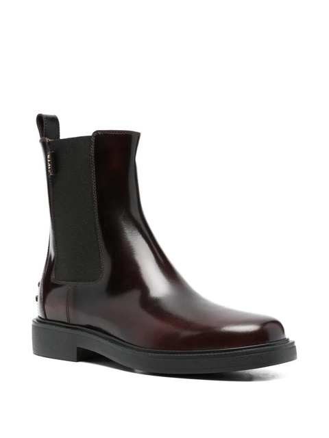 Tod's leather Chelsea boots - Red - zdjęcie produktu nr 2