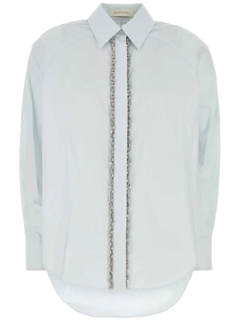 ZIMMERMANN Illustration shirt - Blue - zdjęcie produktu nr 1