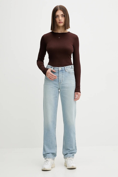 Tommy Jeans jeansy bawełniane damskie high waist DW0DW22154 - zdjęcie produktu nr 1