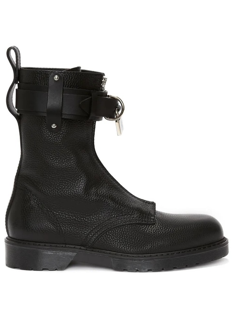 JW Anderson padlock combat boots - Black - zdjęcie produktu nr 1