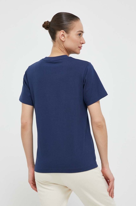 New Balance t-shirt bawełniany kolor granatowy - zdjęcie produktu nr 2