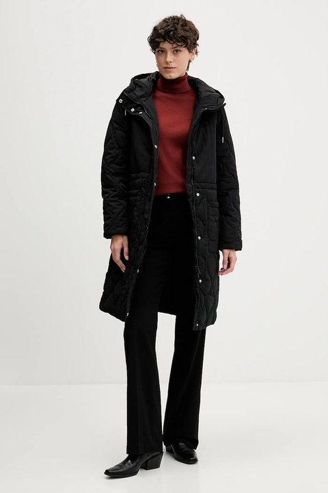 Sisley sweter damski lekki z golfem 11BAM201C - zdjęcie produktu nr 2