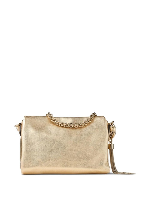 Jimmy Choo Callie Flap tassel chain shoulder bag - Gold - zdjęcie produktu nr 2