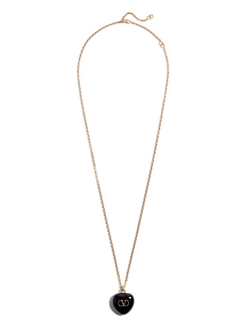 Valentino Garavani heart-pendant necklace - Gold - zdjęcie produktu nr 1
