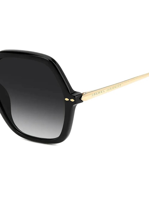 Isabel Marant Eyewear logo-engraved sunglasses - Black - zdjęcie produktu nr 2