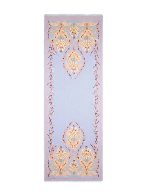ETRO patterned-jacquard scarf - Blue - zdjęcie produktu nr 1