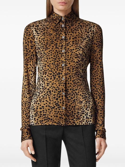 Versace leopard-print shirt - Brown - zdjęcie produktu nr 2