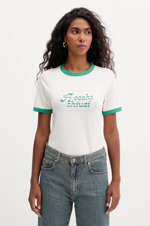 MAX&Co. t-shirt damski kolor beżowy 2528946011200 - zdjęcie produktu nr 1