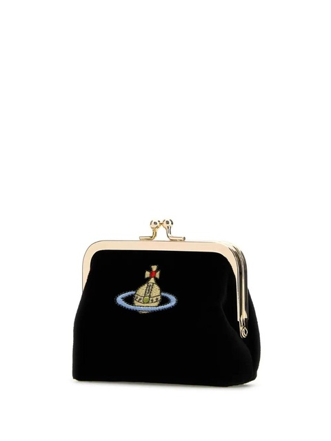Vivienne Westwood Orb-embroidered wallet - Black - zdjęcie produktu nr 2