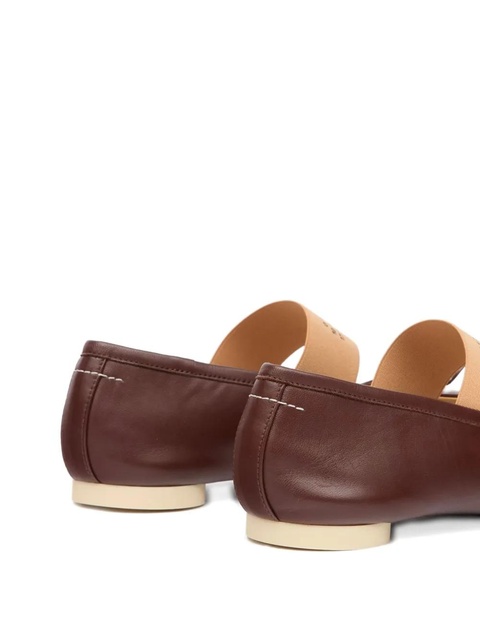 MM6 Maison Margiela Anatomic Numeric ballet flats - Brown - zdjęcie produktu nr 1