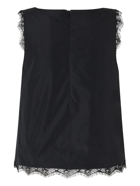 PINKO lace-trimmed top - Black - zdjęcie produktu nr 2