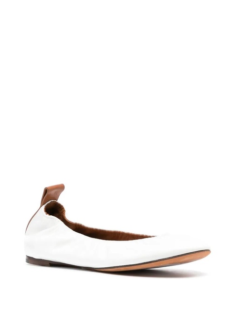 Lanvin patent leather ballerina shoes - White - zdjęcie produktu nr 2