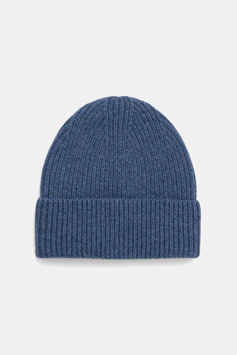 Answear.LAB czapka wełniana kolor fioletowy - zdjęcie produktu nr 2