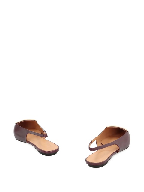Tod's pointed-toe slingback ballet flats - Red - zdjęcie produktu nr 2