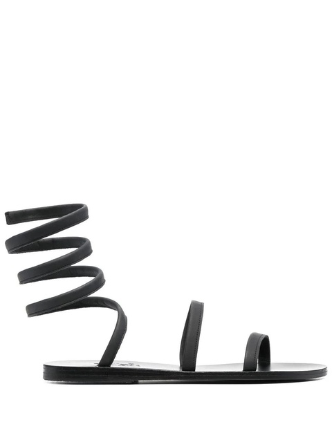 Ancient Greek Sandals strappy leather sandals - Black - zdjęcie produktu nr 1