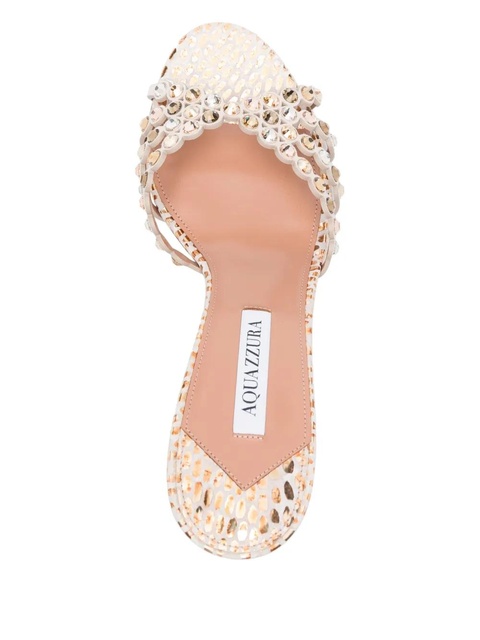 Aquazzura 75mm Tequila sandals - Gold - zdjęcie produktu nr 2