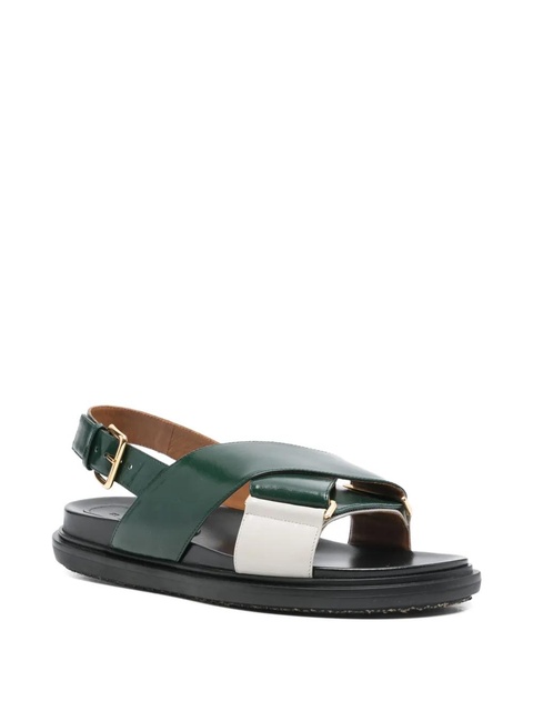 Marni crisscross buckle sandal - Green - zdjęcie produktu nr 2