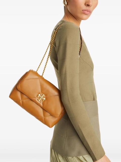 Tory Burch small Kira diamond-quilted convertible shoulder bag - Brown - zdjęcie produktu nr 2
