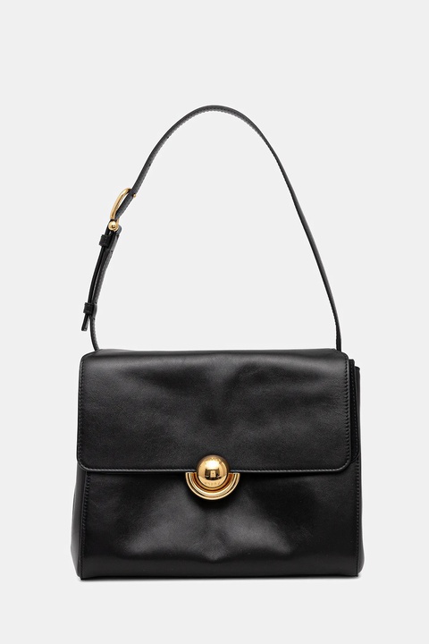 Furla torebka skórzana kolor czarny WB01862.BX4185.O6000 - zdjęcie produktu nr 1