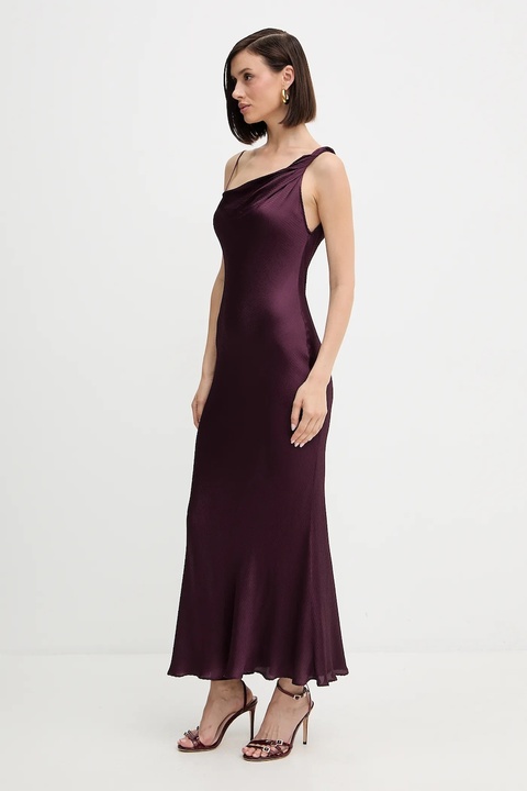 Twinset sukienka kolor bordowy maxi rozkloszowana 252TP2360 - zdjęcie produktu nr 2