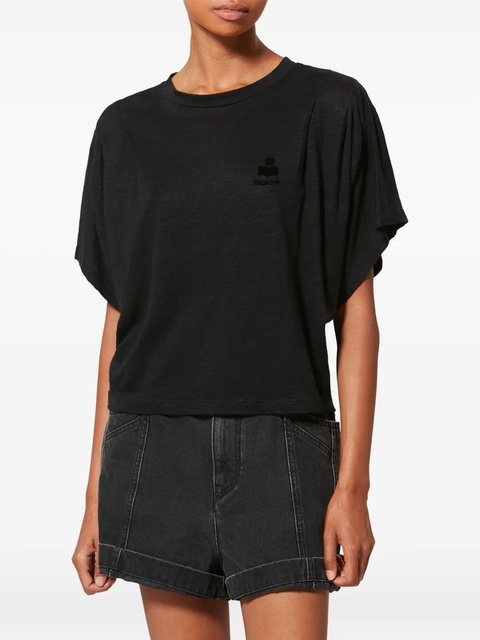 MARANT ÉTOILE Kyanzae T-shirt - Black - zdjęcie produktu nr 2