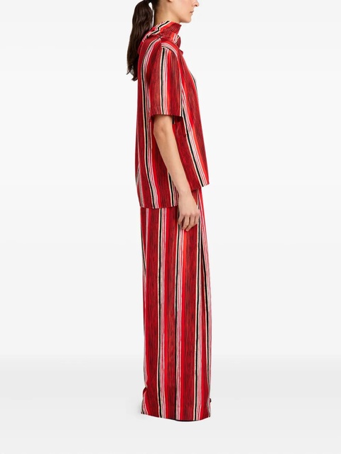 Proenza Schouler Amira striped blouse - Red - zdjęcie produktu nr 1