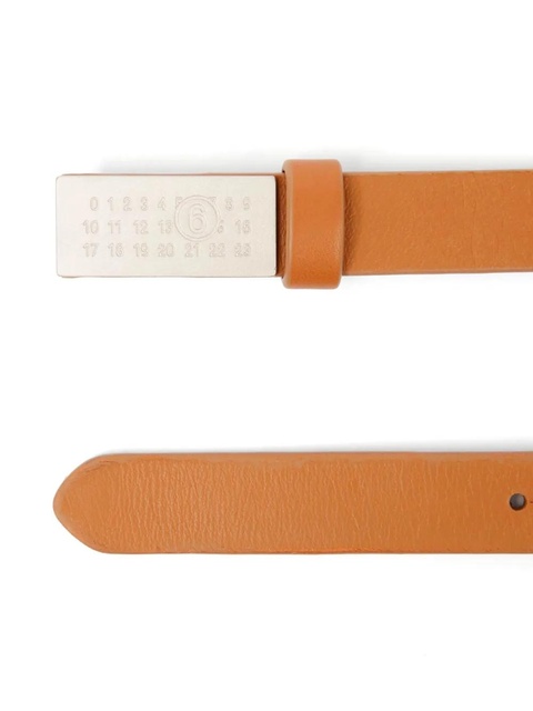 MM6 Maison Margiela mini Numeric belt - Brown - zdjęcie produktu nr 1